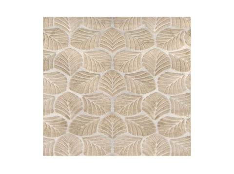 Marlow Floor Rug Soft Embossed Carpet Non Slip Plush Shaggy Rugs Leaf Pattern FR2041-200X230_NZ