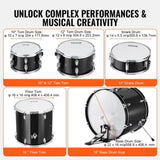 VEVOR Adult Drum Set, 5-Piece, 558.8 mm Complete Full Size Drum Kit with Bass Toms Snare Floor Drum V952-WJTJZG5JT22HFIWG5V0