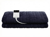 Giselle Electric Throw Rug Double Size 200x180cm Coral Fleece Heated Blanket Charcoal EB-C-THROW-RUG-200-CHR