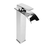 Waterfall Bathroom Faucet 304 Stainless Steel Hot and Cold Single Handle Sink Faucet Vanity Sink for V1294-YM0901-3112240023711