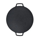Round Korean BBQ Grill Pan with Non-Stick Iron Surface for Indoor Cooking, Outdoor Camping, Parties V1189-LC-HW-00573