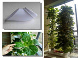 80X Hydroponic Vertical Tower Container DIY Hydroponic Planting Cup Flower Container Plant Growth V1366-AZ2-W-14659