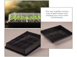 1Set Plastic Seed Starter Tray with Dome for Indoor and Outdoor Plant Germination V1369-AZ3-W-18075