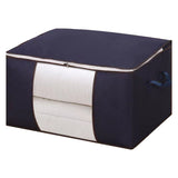 Clothes Storage Bags Fabric Foldable Blanket Storage Container Closet Organizer with Clear Window V1294-YM0901-3117250021312