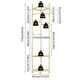 Fin Heavy Duty Clothes Stand Space-Saving Corner Coat Hat Shoes Rack Bedroom V767-JJ-ZY1123-G1