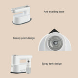Rechargeable 1200W Handheld Steamer and Iron for Travel & Home Fabric Ironing V1263-JX-5914