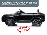 Kahuna Land Rover Licensed Kids Electric Ride On Car Remote Control - Black CAR-LRV-BK