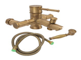 Brass Shower European Antique Simple Wall Mount Handheld Shower Set with Accessories for V1294-YM0521-3112220097011