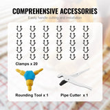 VEVOR PEX-AL-PEX Tube, 300M, 16 mm Diameter Aluminum-Plastic Composite Pipe Oxygen Barrier Radiant V952-LSGBSDDLP300ZT4CBV0