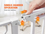 Baby Gate, 749-1346 mm Extra Wide, 762 mm High, Dog Gate for Stairs Doorways and House, Easy Step V952-LGXCWZLBS3052H2HGV0