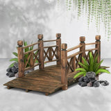 Gardeon Garden Decor Outdoor Ornament Wooden Bridge 150cm GD-BRIDGE-SH2265