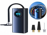 Tire Inflator Portable Compressor,Handheld Electric Air Pump,with LED Digital Display and 3 Nozzle V1337-EQ-STPU-HP4C