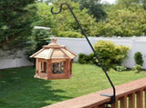 Heavy Duty Outdoor Garden Fence Hook for Lantern, Shepherd's Hook, Bird Feeder, Deck Hanger Stand V1369-AZ3-W-20506