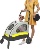 Dog Stroller Large Foldable Pet Travel Cart V178-66838