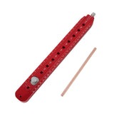 Woodworking Compass Scriber Portable Aluminum Alloy Woodworking Compass Tool Adjustable Inch Arc V1294-YM0901-3114240098912