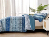 Boho Vibes blue Bedding Set 3Piece Comforter & Pillow Covers V745-MAB010907AJ3
