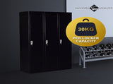 Three-Door Side by Side Office Gym Shed Storage Locker V63-768435