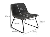 Levede 4x Dining Chairs Kitchen Table CH1111-2-BKX2