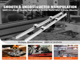 Linear Guide Rail Set, SBR16 1000mm, 2 PCS 39.4 in/1000 mm SBR16 Guide Rails and 4 PCS SBR16UU Slide V952-ZXDGSBR16MM10H508V0