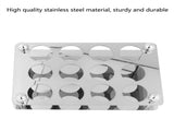 Wine Glass Rack Stemware Wine Glass Holder Glasses Storage Hanger Drying Rack with 12 Holes V1294-YM0901-JY33283