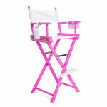 Director Movie Folding Tall Chair 76cm PINK HUMOR V274-FT-6015DC-PK