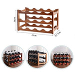 3-layer Bamboo Wine Storage Rack V178-43802