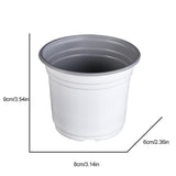 75 Pcs Plastic Plant Flower Pot Nursery Transplanting Pot Seeds Container Garden Decoration V1294-YM0523-10317349