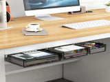 CARLA HOME 3Pack Under Desk Storage Drawers Hidden PullOut Organizer for Office & Home V178-36282