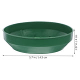 HOOWIFFY Green Plastic Flower Arrangement Plates 5.7 x 5.7 x 1.6 Inches Floral Craft Supplies for V1189-WXFWAL-20260326-02448