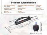 150HP Hydraulic Outboard Steering Kit Boat Marine System, Built-in Two-Way Lock Cylinder, 150HP Pump V952-XWYYFXB150HPZXBTJV0
