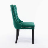 6x Velvet Dining Chairs- Green V226-SW1901GN-3