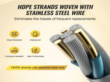 Electric Fence Wire, 3366Ft 1026M Portable Polywire, 1/8" Diameter 6 Stainless Steel Strands for V952-WLDXJSKJSK333Z33CY3