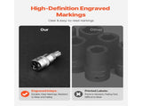 Torx Bit Socket and External Torx Socket Set, 60-Piece T6-T70, TT6-TT70, TP8-TP60, E4-E24, S2 Alloy V952-PTTT143812TOZF3DAV0