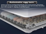 CARLA HOME 70 Egg Incubator withmatic Turning, LED Display, Humidity & Temperature Control, LSB-36355