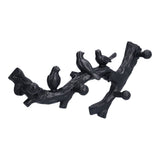 Decorative Hook Black Bird Branch Shape Three Dimensional Wall Mounted Home Decoration V1294-YM0523-3117210199712