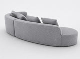 Arco 3 Seater Compressed Sofa V1158-ZE9919-TL1907-12-LGY