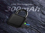 New Fingerprint Padlock, Bluetooth Lock, with Phone App Unlock, Suitable for Outdoor, School, V1370-AZ4-01491