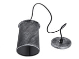 Industrial Style Mesh Lampshade E27 Iron Art Pendant Light Shade for Bar Cafe AC85265VRetro Silver V1294-YM0901-3119210017212
