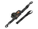 Retractable Ratchet Straps, 50.8 mm x 3 m, Tie Down Straps with S Hooks, 1375 kg Break Strength, 2 V952-SXGJLD2INCH11IDZ4001V0