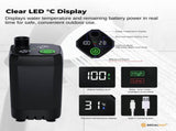 Social Hike Portable Camping Shower Kit - 6000MAh Outdoor Rechargeable Pump LED V238-SUPDZ-41370003538000