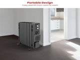 Dimplex Oil Free 2.4kW Column Heater w/ Turbo Fan and Timer in Black ECR24TIF