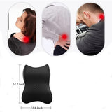 Car Seat Headrest Neck Rest Cushion, Car Seat Neck Pillow Pure Memory Foam Neck Pillow with V1192-AZ-W-10716