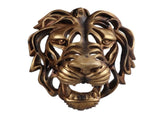 Lion Head Art Wall Decor Resin Vivid Lion Head Wall Mounted Art Sculpture for Living Room V1294-YM0706-3115230051311