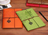 Leather Journal Notebook Refillable Vintage Journal Travel Sketchbook 160 Unlined Pages for Women V1192-AZ-W-23245