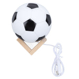 Soccer Night Light with Wooden Stand 3 Color Temperature Dimmable 3D Soccer Lamp Light for Boys V1294-YM0901-3119240070511