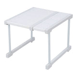 Expandable Cabinet Shelf Carbon Steel ABS PP Closet Storage Shelf Cabinet Organizer Riser Rack for V1294-YM0901-3117240329311