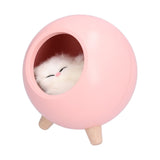 USB Atmosphere Lamp Children Girls Bedroom Bedside Cartoon LED Sleeping Night Light Warm LightPink V1294-YM0901-3119210127412