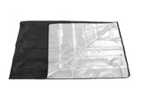Drum Set Cover Silver Coated 420D Oxford Cloth Folding Furniture Dust Cover for Indoor Outdoor Black V1294-YM0717-3111220222211