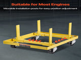 Engine Stand, 340 KG Load Capacity Engine Motor Stand with Adjustable Width & Length, Heavy-Duty V952-YDFXZSZJ750LU66M0V0