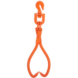 Log Skidding 45.7cm 2 Claw Log Lifting Heavy Duty Rotating Steel Lumber Skidding V952-YMQZQ18YC2ZK618WUV0